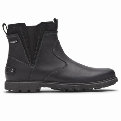 Rockport Storm Surge Waterproof Chelsea Stiefel Herren Schwarz QIR-792035